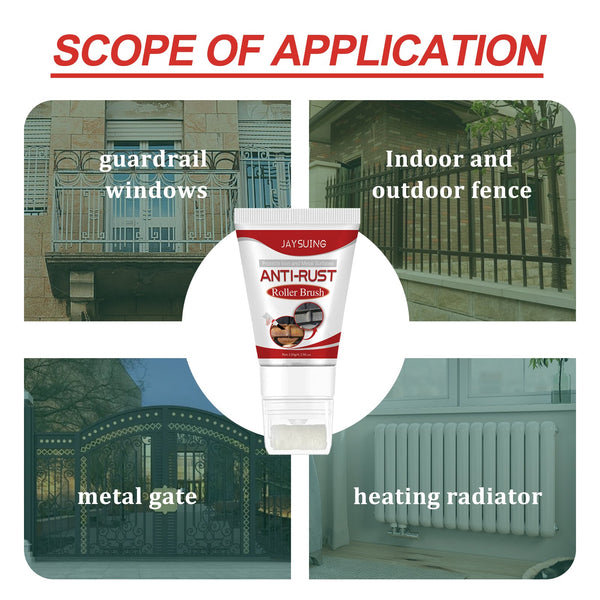 Rust Removal Roller Brush, Radiator Anti-corrosion Conversion Refurbished Anti-rust Metal Coating Primer Brush