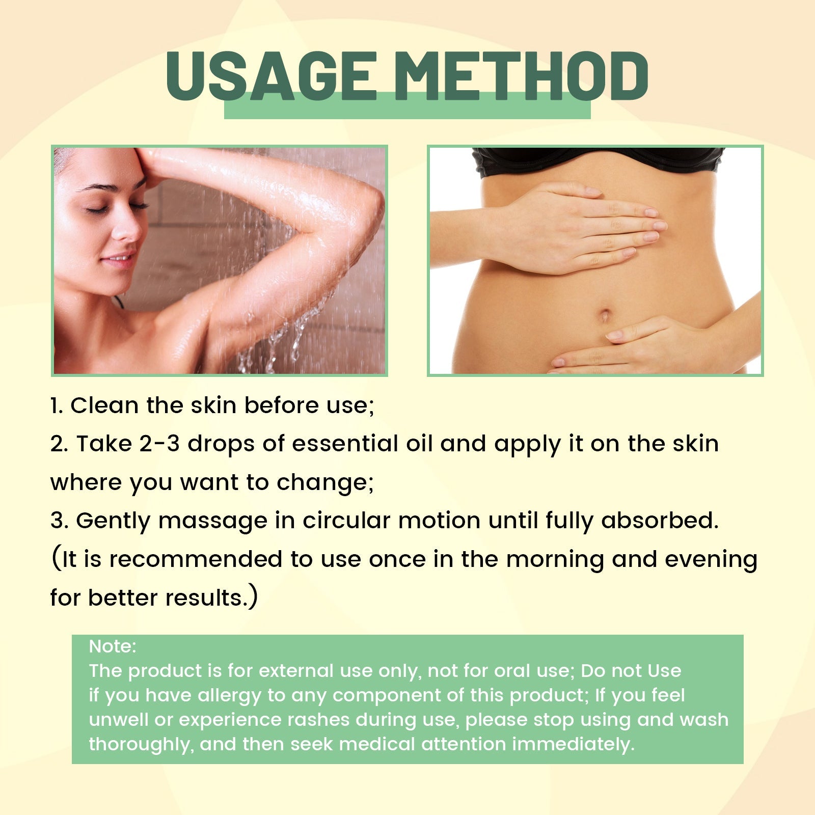 Collagen Lift Body Oil, Slimming Body Firming Massage Beauty Body Care Oil