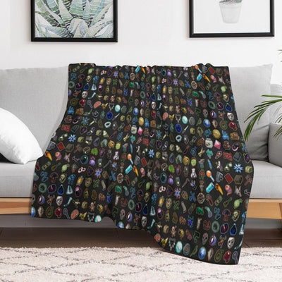 Risk of Rain 2 Items Throw Blanket