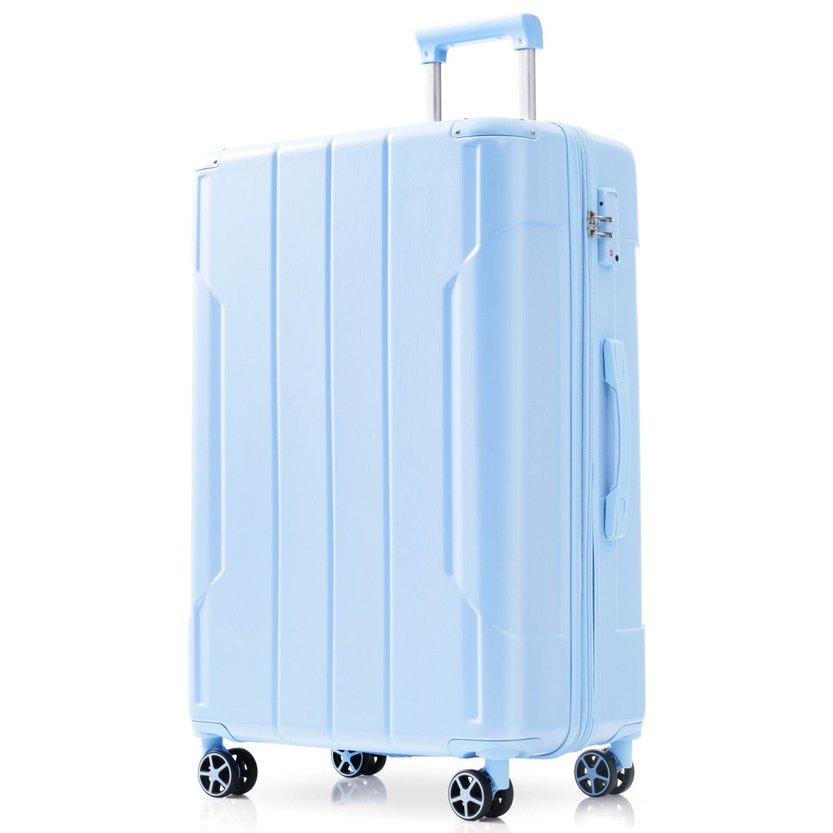 Hardshell Luggage - 24-Inch Expandable ABS Suitcase in Green