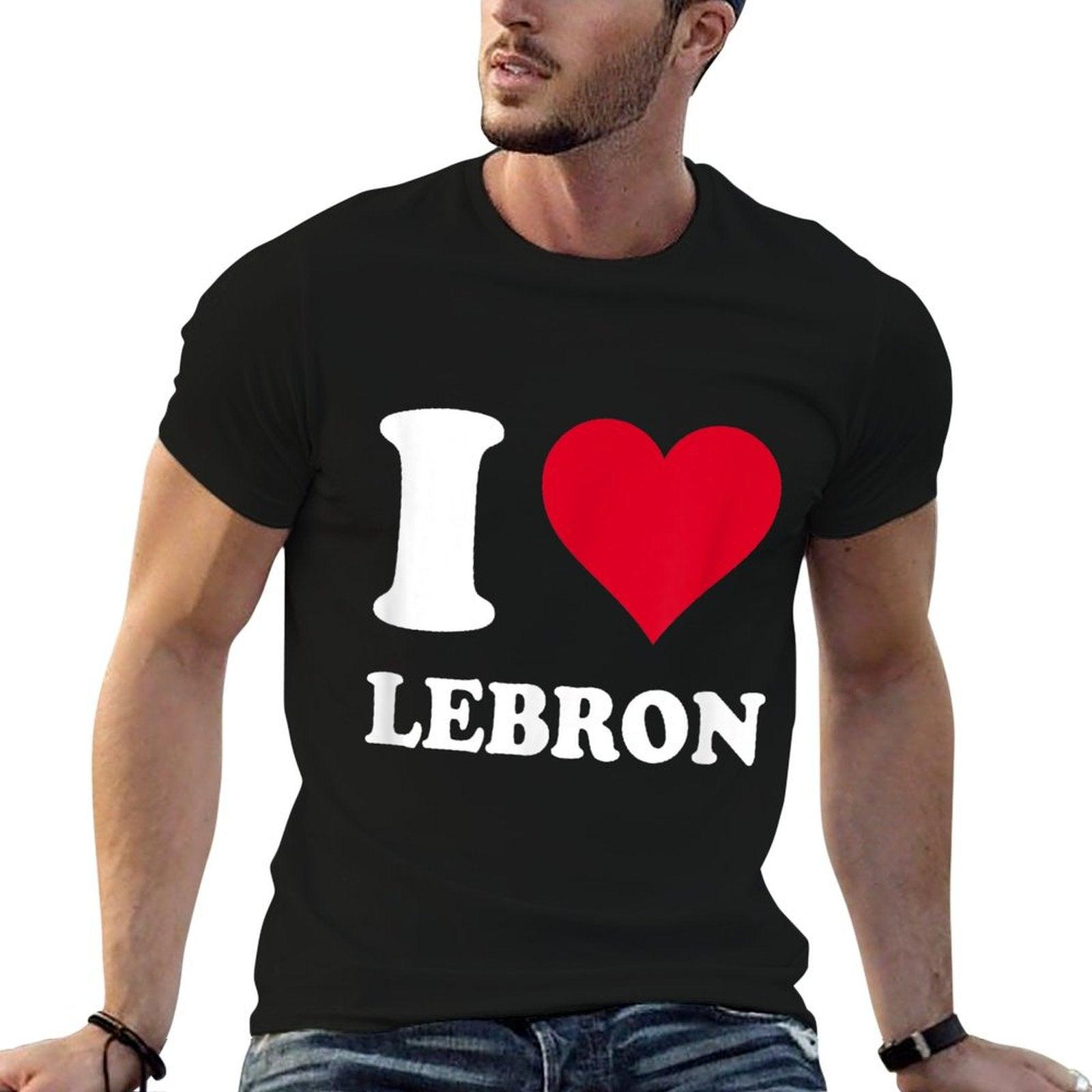 Red Heart I Love Lebron  Odor-resistant T-Shirt