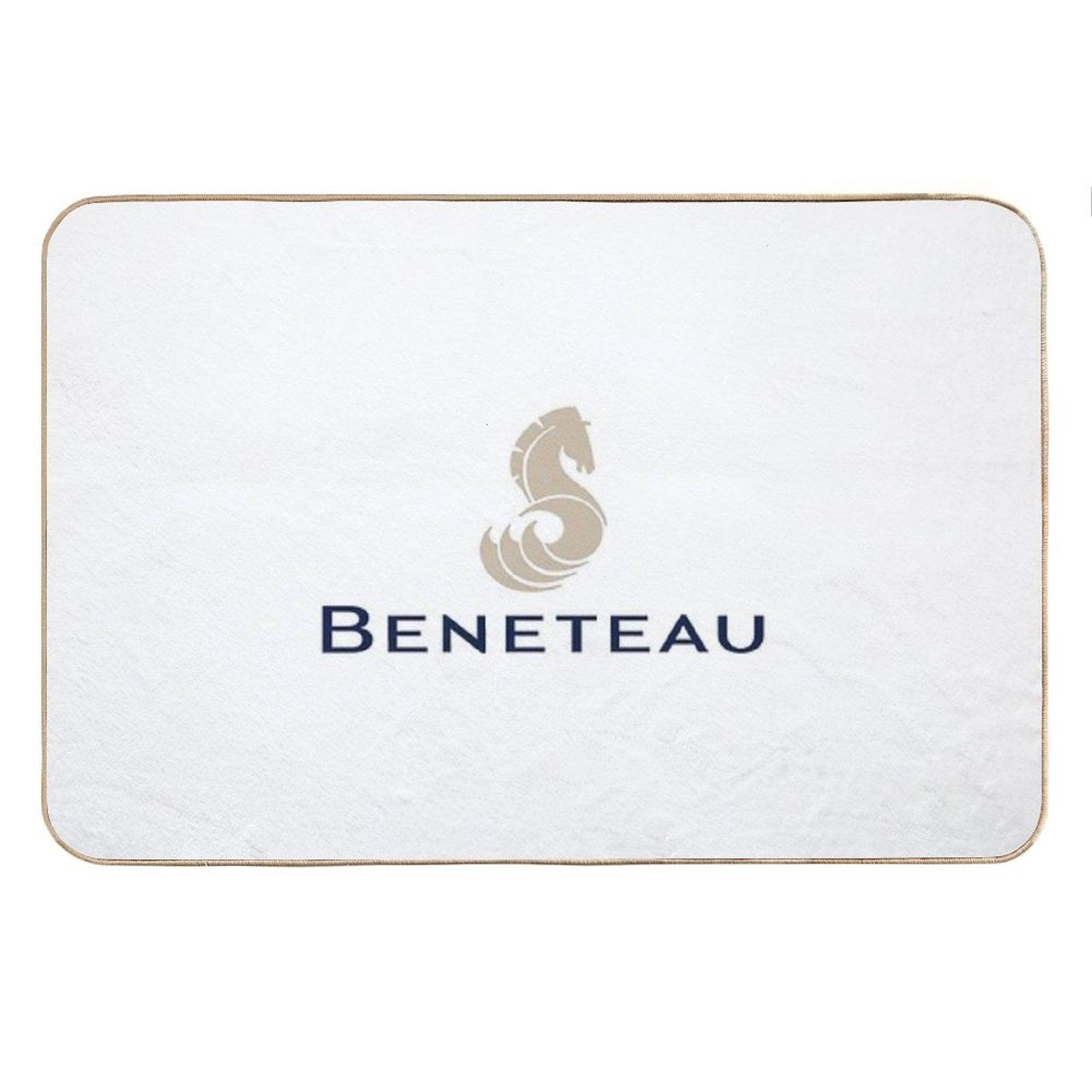 Beneteau Yachts Logo Fishing Bath Mat