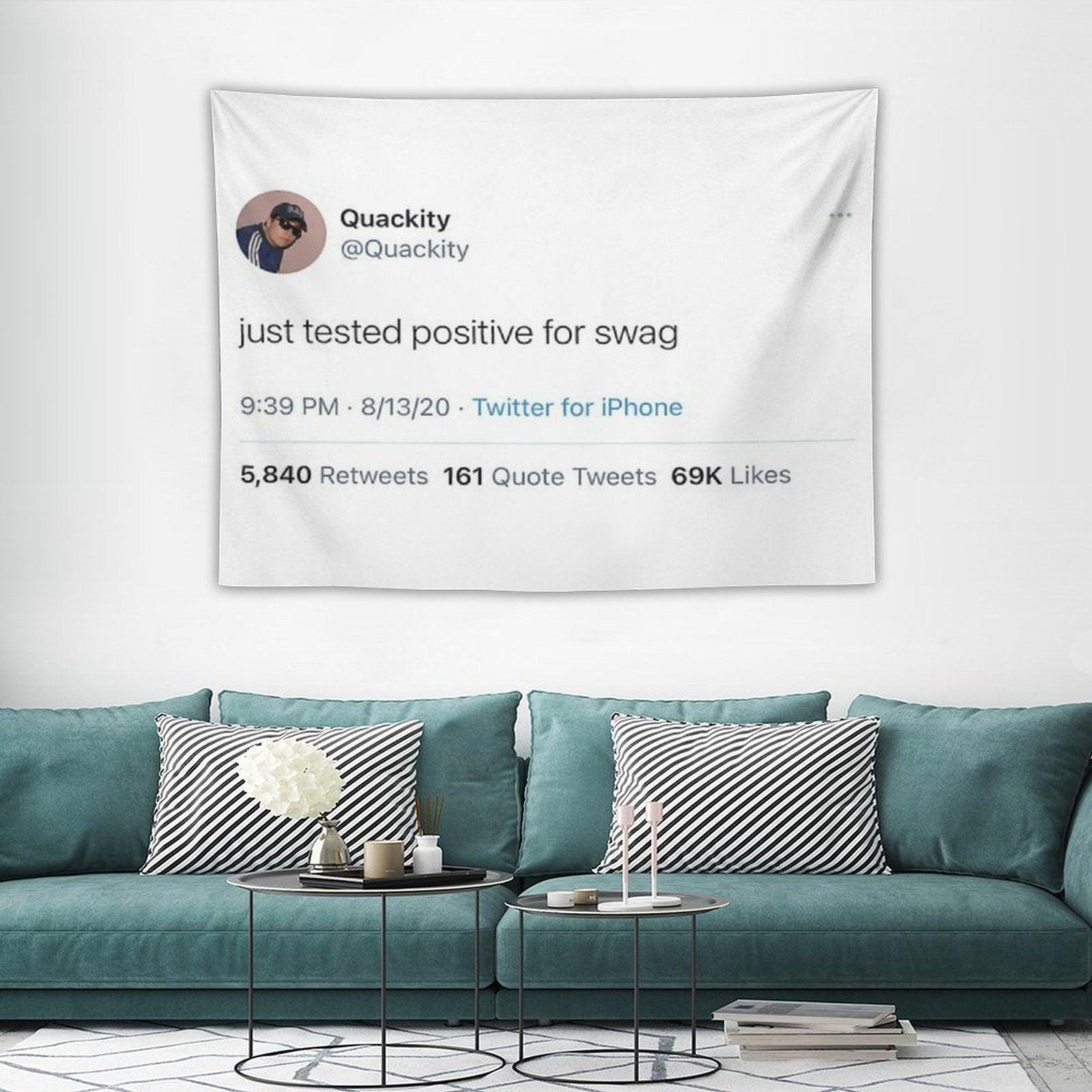 Quackity Tweet Tapestry