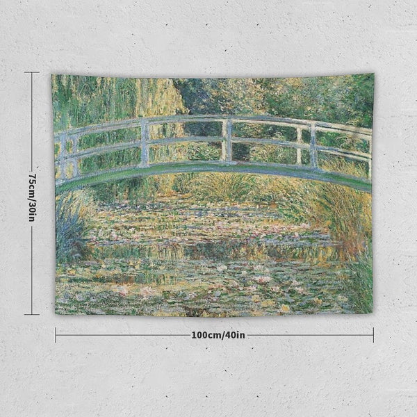 HD. The Water Lily Pond, by Claude Monet. HIGH DEFINITION Tapestry
