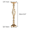 Table Candlesticks Gold Iron - French Gold Large