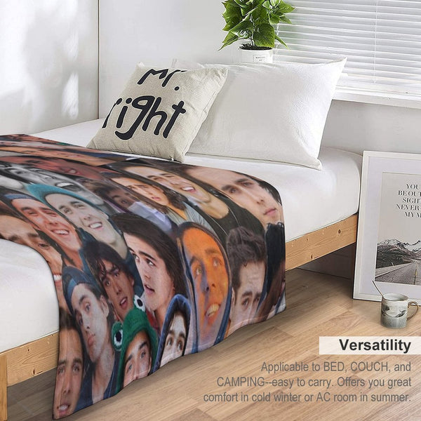 Charlie Gillespie Collage Lightweight Throw Blanket