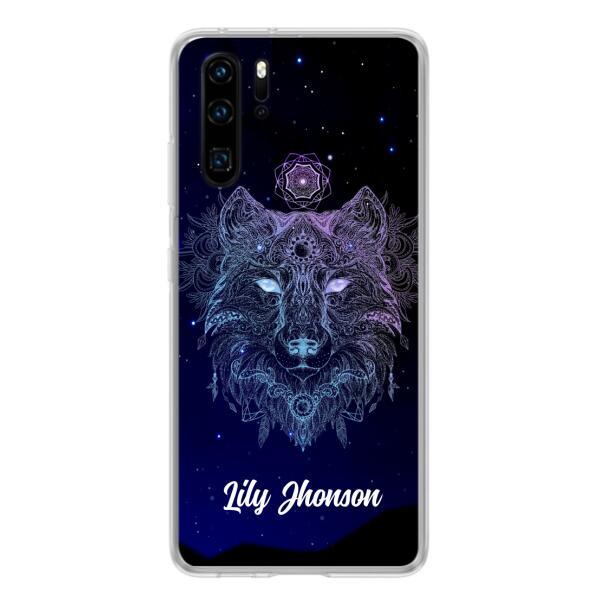 Personalized Wolf Mandala Phone Case - Best Gift For Wolf Lover's - Case For Huawei and Oppo - TOMO90