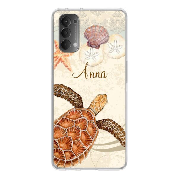 Personalized Sea Turtle Phone Case - Best Gift For Turtle Lover's - Case For Huawei and Oppo - DTJ0EN