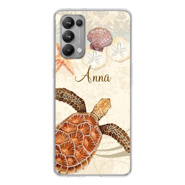 Personalized Sea Turtle Phone Case - Best Gift For Turtle Lover's - Case For Huawei and Oppo - DTJ0EN