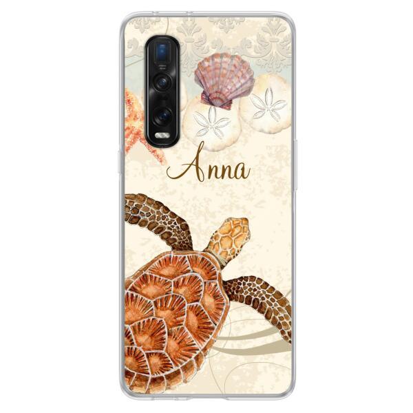 Personalized Sea Turtle Phone Case - Best Gift For Turtle Lover's - Case For Huawei and Oppo - DTJ0EN