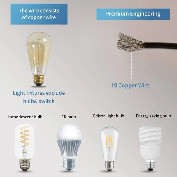 60W Elegant Wall Lights Modern with Clear Glass Sconce