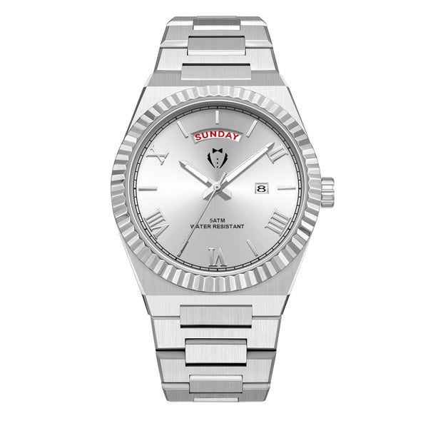 BLACK TIE MENS DIAMOND CUT WATCH