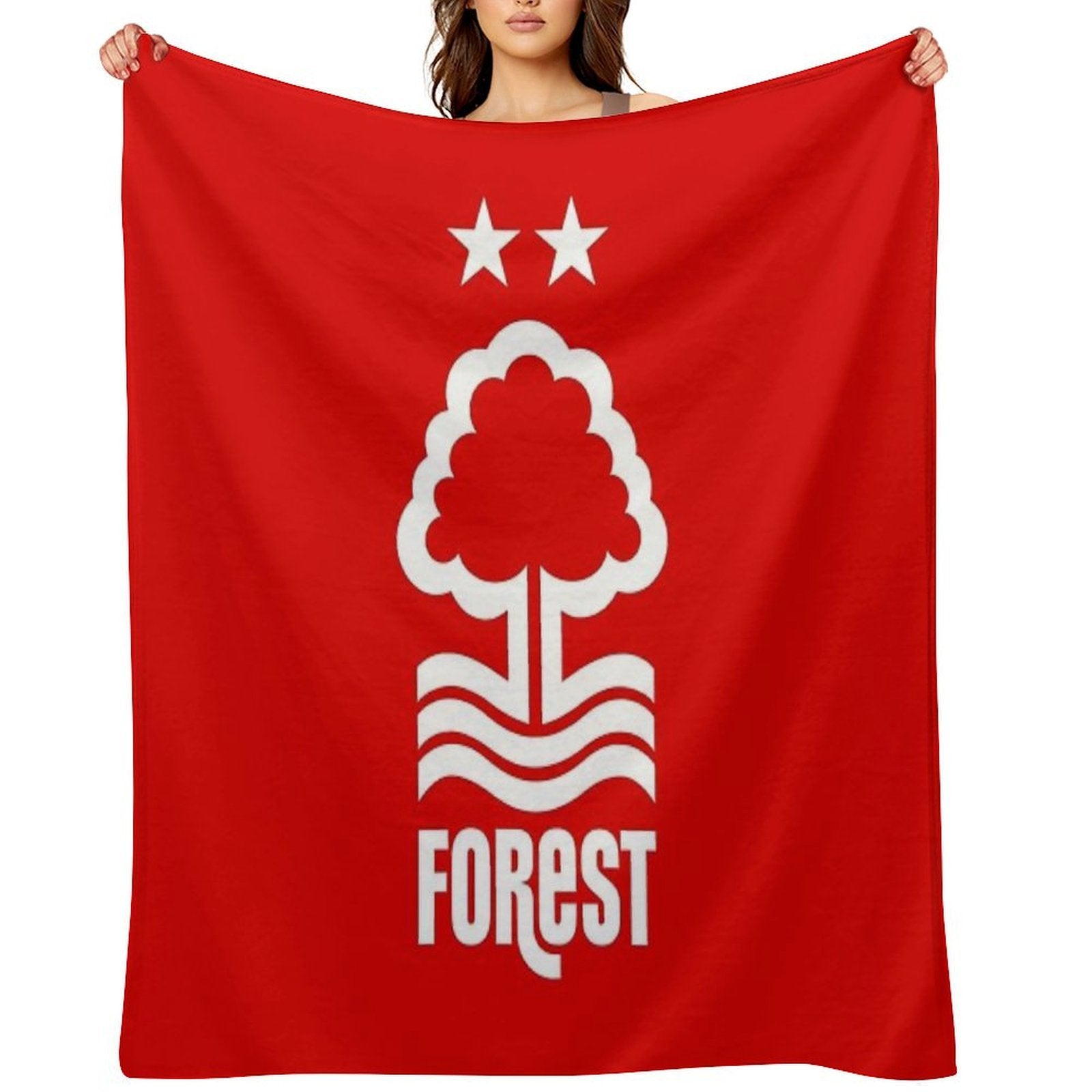 Top Two White Stars All-season Throw Blanket
