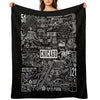 ONE CHICAGO COLLAGE on Black Throw Blanket