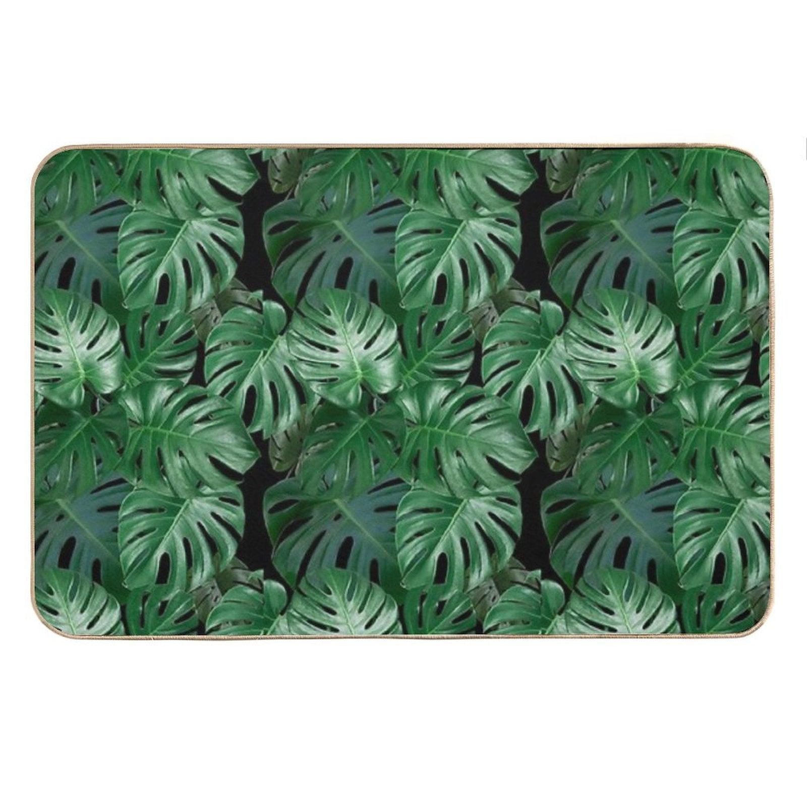 Monstera Madness Bath Mat
