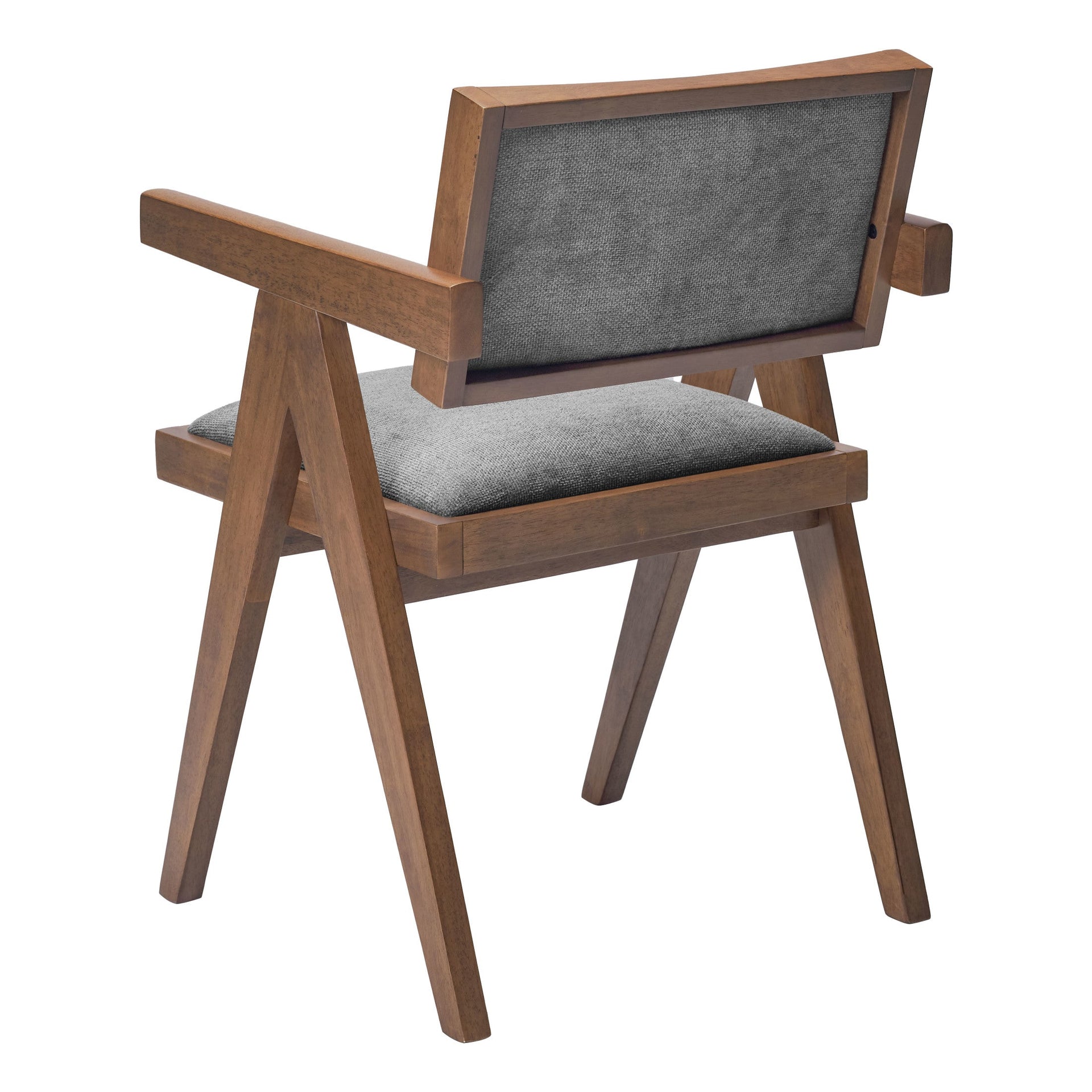 Delhi Dining Chair (Set of 2) Gray & Walnut