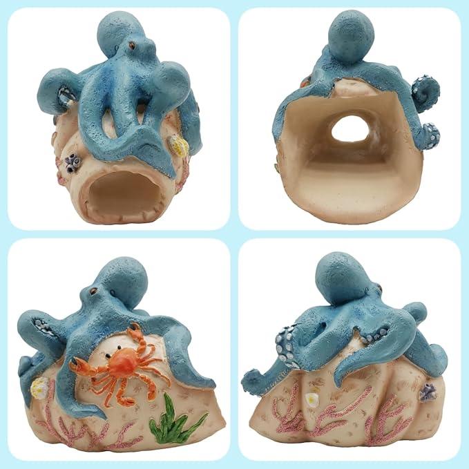 Octopus Statues Gutter Downspout Extension Statues Garden Decoration,Resin Statue Outdoor Decor,Animal Downspout Diverter,Decorative Gutter Extension,3