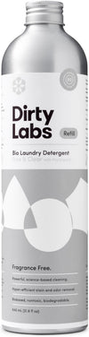 Dirty Labs | Scent Free | Bio Enzyme Liquid Laundry Detergent | 80 Loads (21.6 fl oz) | Hyper-Concentrated | High Efficiency & Standard Machine Washing | Nontoxic, Biodegradable | Stain & Odor Removal