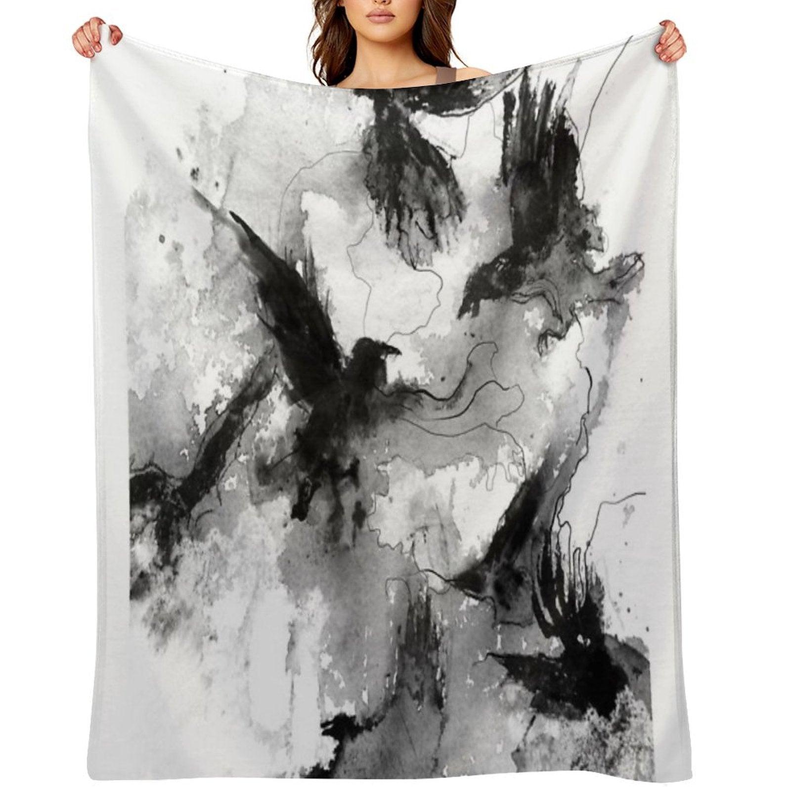Ravens Throw Blanket