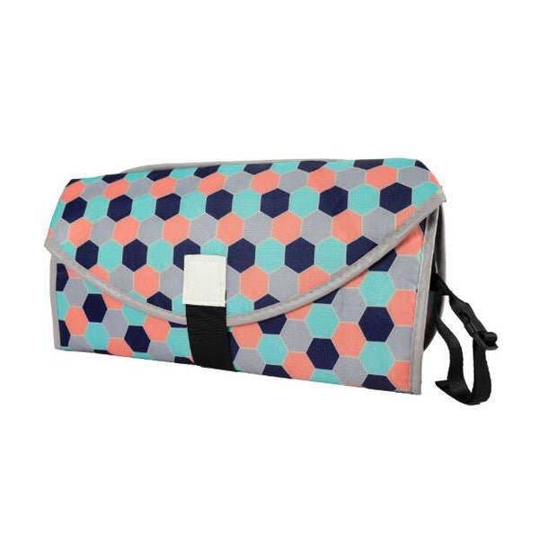 3-in-1 Multifunctional Portable Infant Baby Foldable Urine Mat Waterproof Nappy Bag Diaper Changing Cover Pad Travel Outdoor