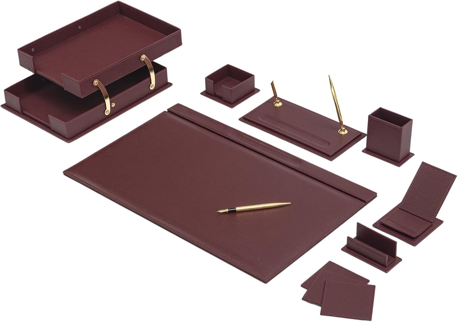 MOOG Classic Desk Organizer - Tan - 12 PCS