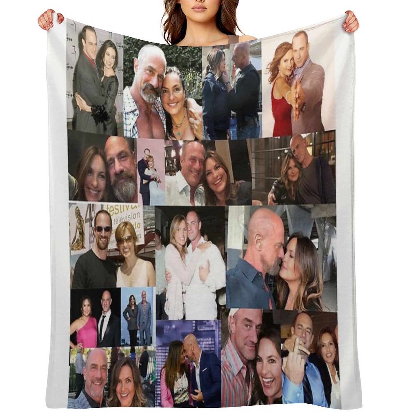 Chris Meloni And Mariska Hargitay Durable Throw Blanket