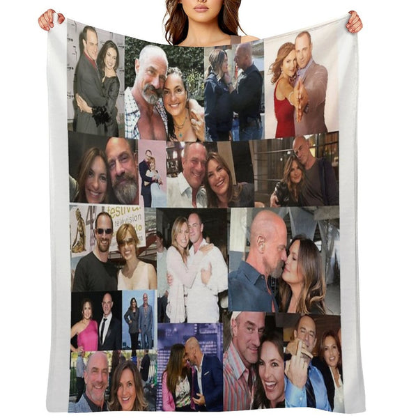 Chris Meloni And Mariska Hargitay Durable Throw Blanket