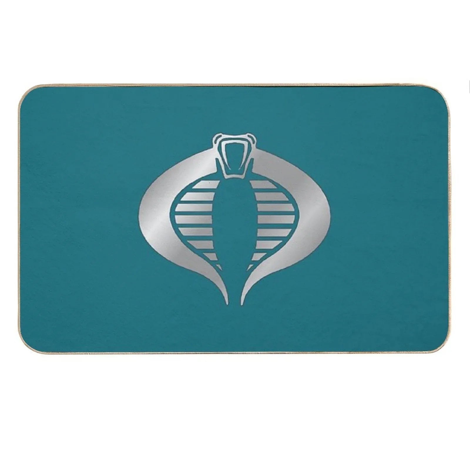 Gi Joe Cobra Copperhead Logo Bath Mat