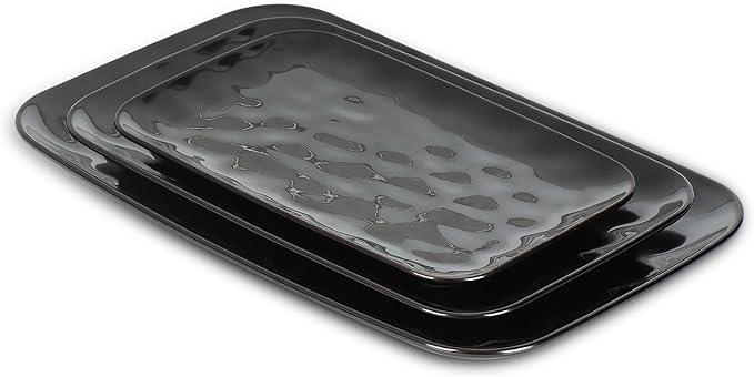 vicrays Ceramic Rectangle Serving Platters - 14