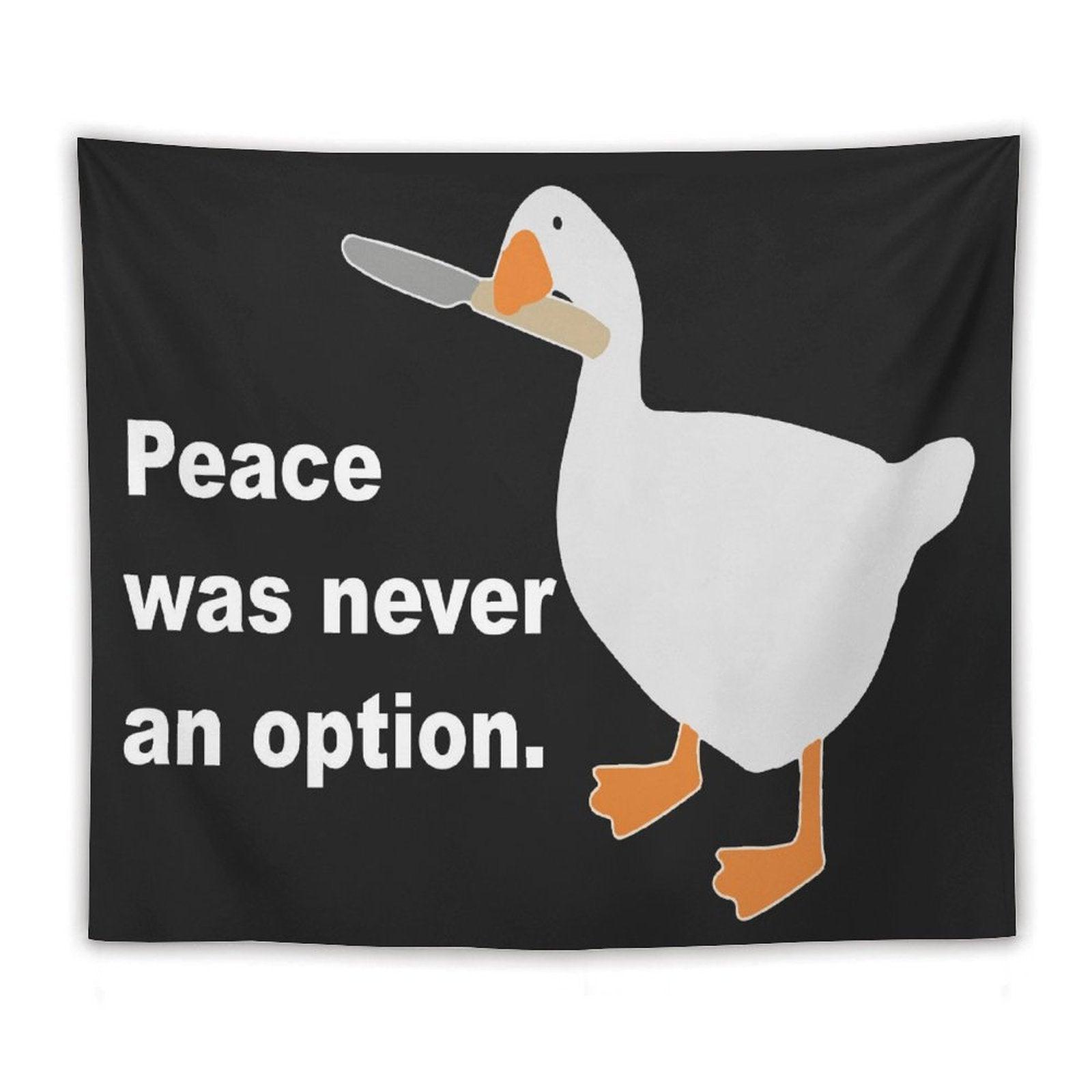 Peace Was Never An Option Tapestry