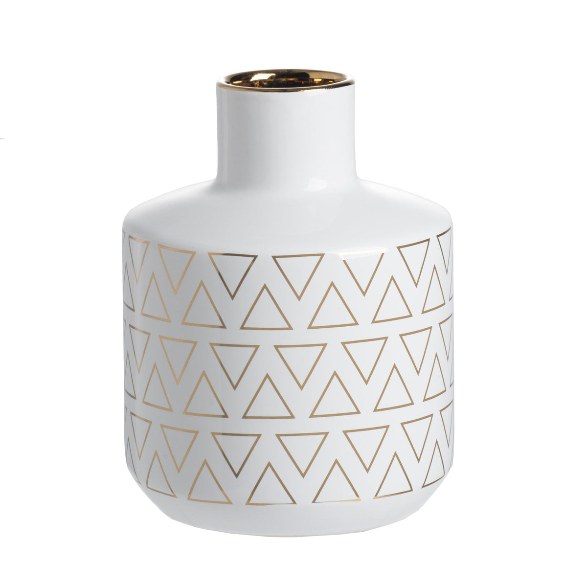 Modern Geometric Decorative Accent Vase