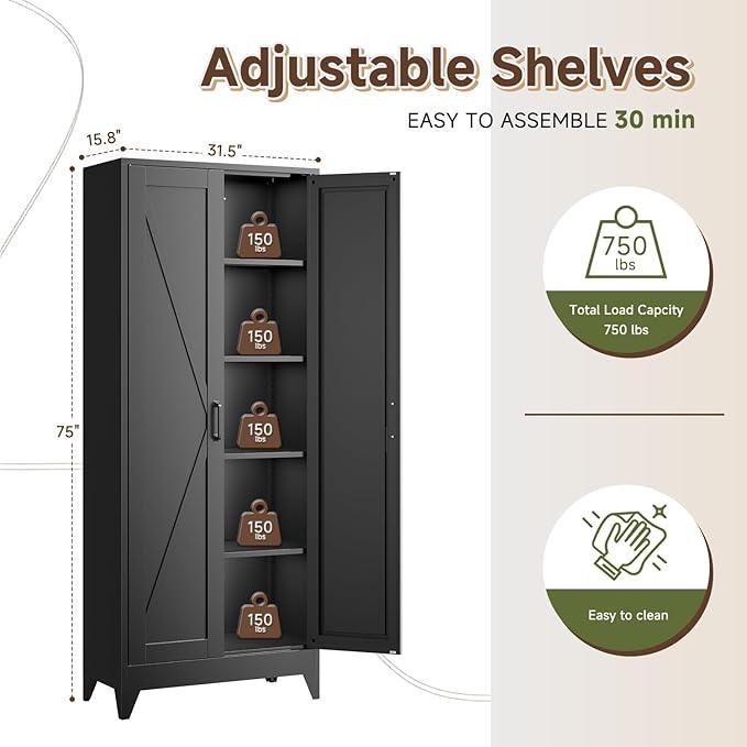 Letaya Storage Cabinet,75