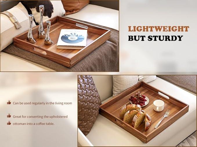 Large Ottoman Tray for Living Room, 20
