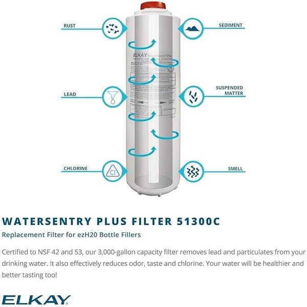 Elkay LZSG8WSK EZH2O Wall Mounted Drinking Fountain and Hands Free Bottle Filling Station with Cooler - Light Gray Granite