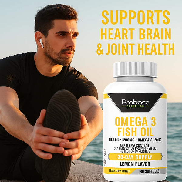 Omega 3 Fish Oil 30 Softgels 30-Day Supply