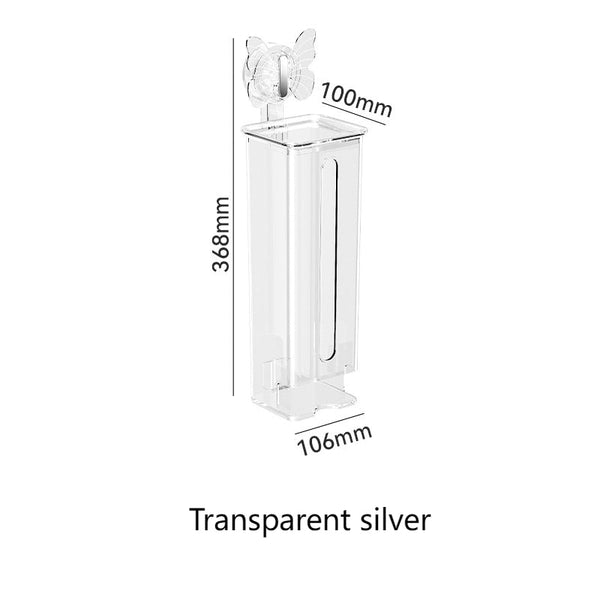 Suction cup underwear storage box sock sorting box home wardrobe wall mounted