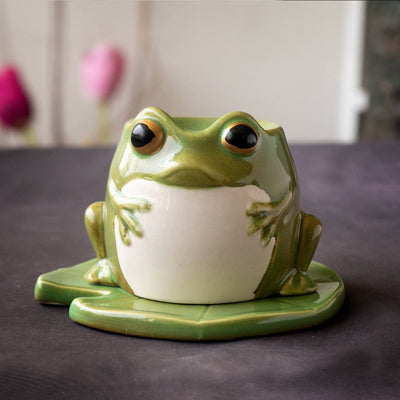 Frog on Lily Pad Tealight Wax Warmer