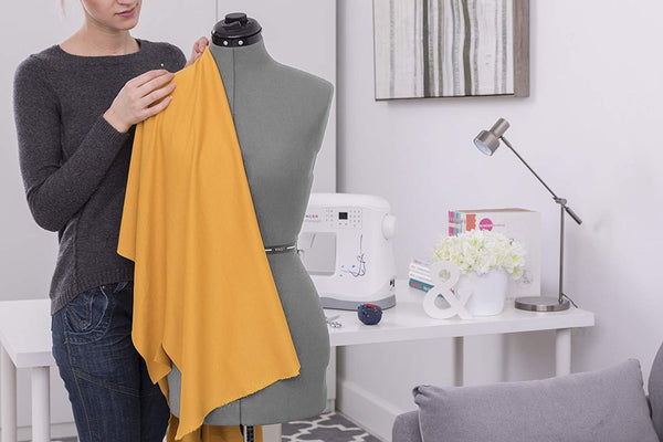 FAMILY DRESSFORM Large Adjustable Mannequin Dress Form - Grey