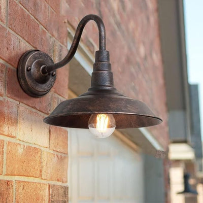 4-Pack Outdoor Gooseneck Barn Light 10