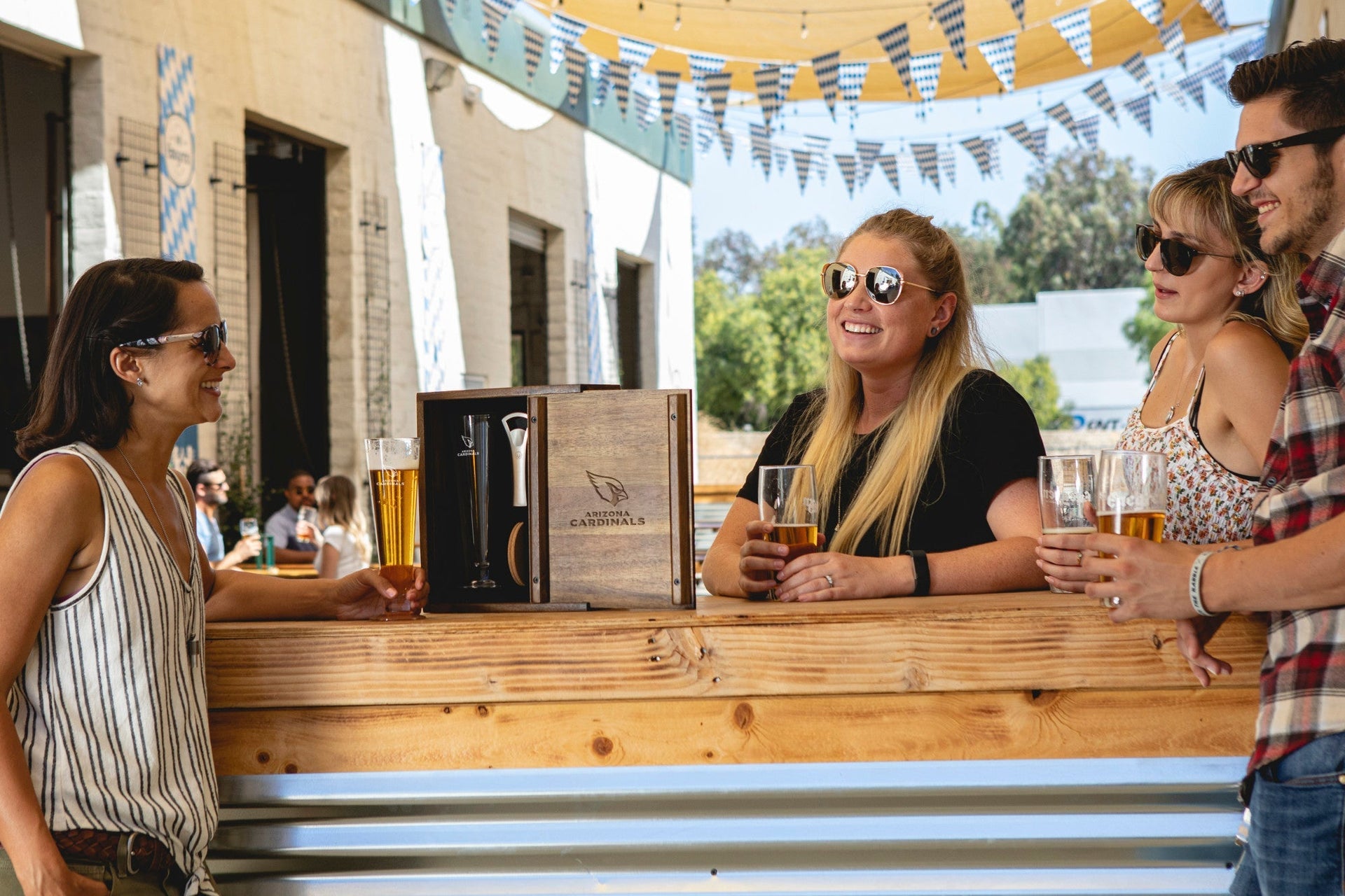 Arizona Cardinals - Pilsner Beer Glass Gift Set Picnic Time Family of Brands