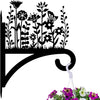 Peacoblue Iron Plant Hangers Hooks for Outdoor Indoor Hanging Plants Flower Fern Pot Lantern Bird Feeder Wind Chimes, 12