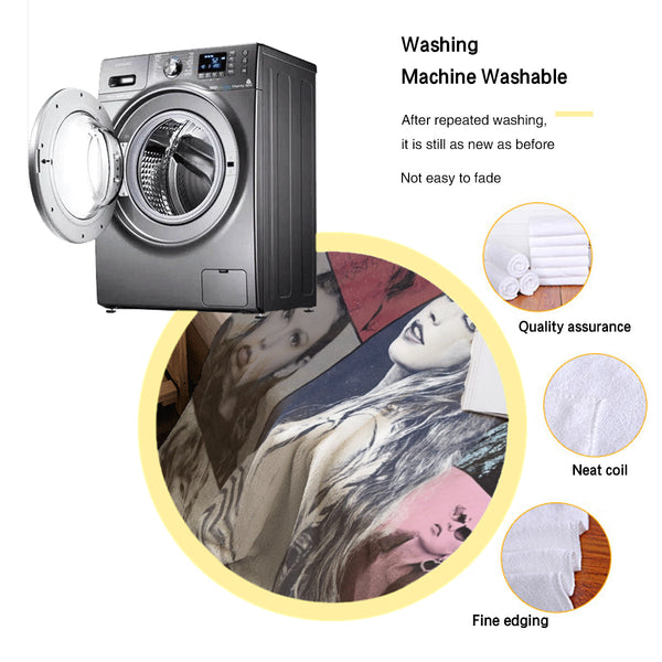 Taylor Swift The Eras Tour Poster Throw Blanket BionZax