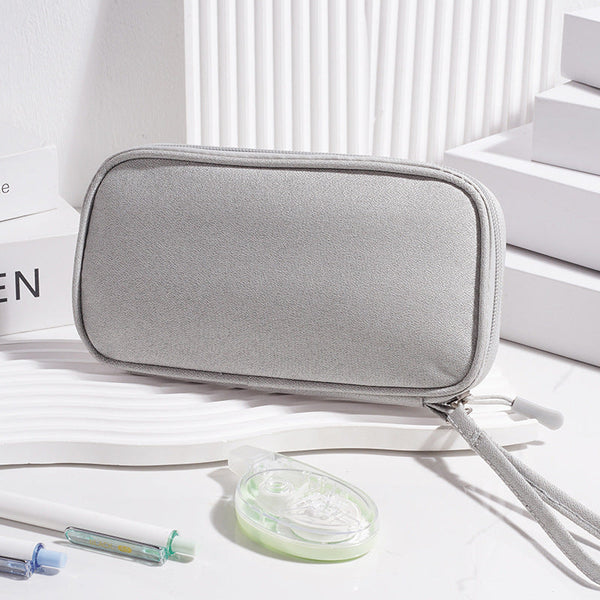 Multi - Functional Digital Accessories Organizer with Multiple - Layer Data Cable Pouch, Dust - proof Headphone Bag and Power Bank Pocket