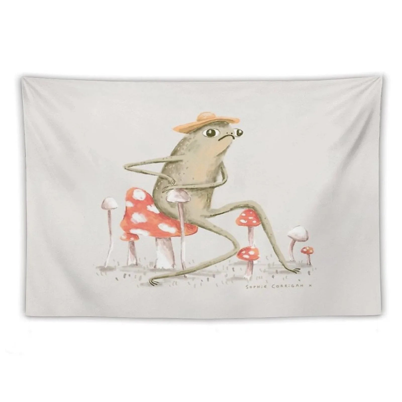Awkward Toad Tapestry