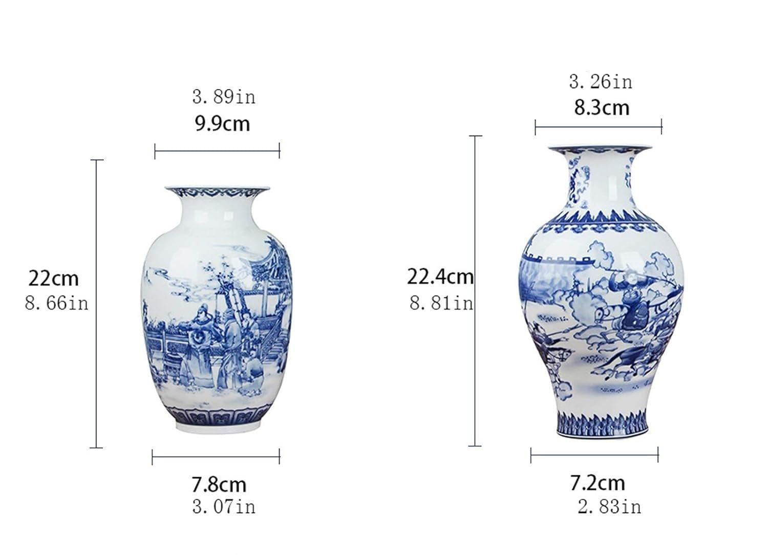 Classic Antique Chinese Blue and White Ceramic Vase