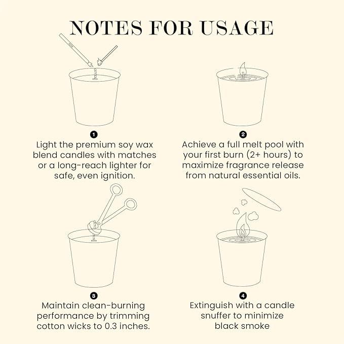 M&SENSE Natural Soy Candle| Vanilla Sandalwood | 5.3 oz | Minimalist Scented Candle for Relaxation, Gifting, Home Décor | for Bedroom, Office, Party Small