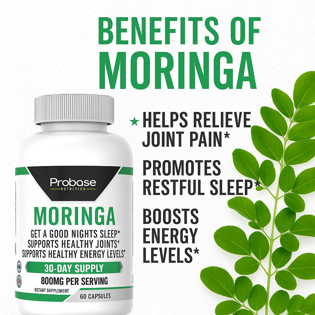 Probase Nutrition Moringa Oleifera 60 Capsules 30-Day Supply