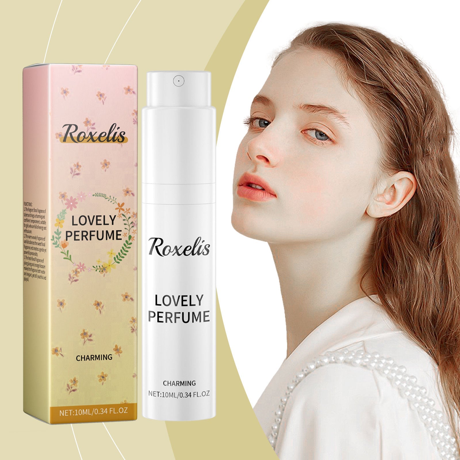 Rotated-Tuberose Perfume Spray, Women Keep Fragrance Light And Fresh Lasting Fragrance Dating Charm Perfume