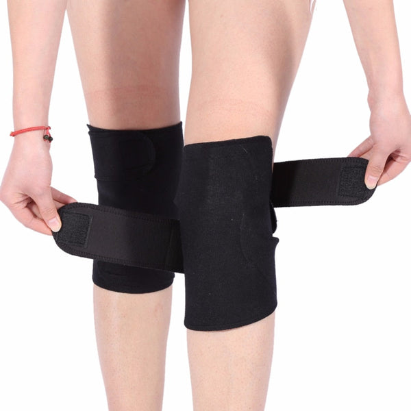 1 Pair Tourmaline Self Heating Knee Pads Magnetic Therapy Kneepad Pain Relief Arthritis Brace Support Patella Knee Sleeves Pads - Gifts for You 'n Me