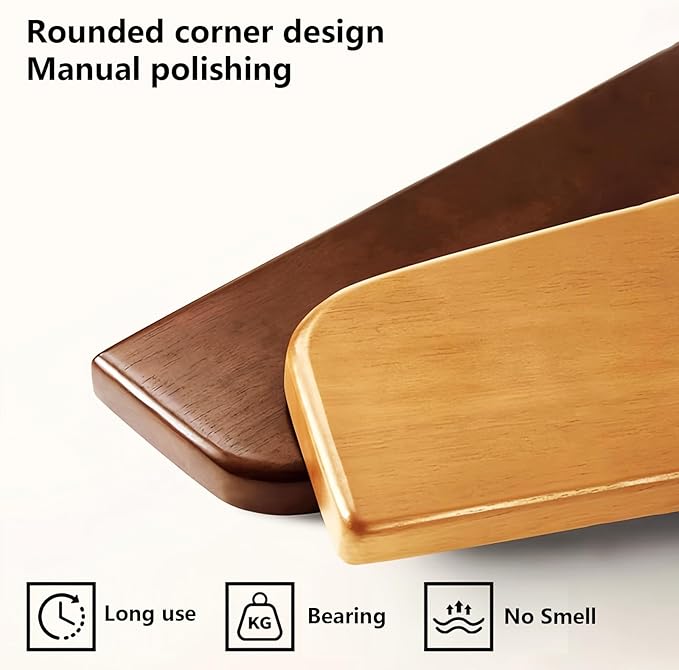 Wall Mounted Piano Key Hanger | Flip Style Hook | Entrance Wall Art Hook, Made of Oak Wood (3 Times Painted, 4 Times Polished) (Tray Beech, 6Hooks)